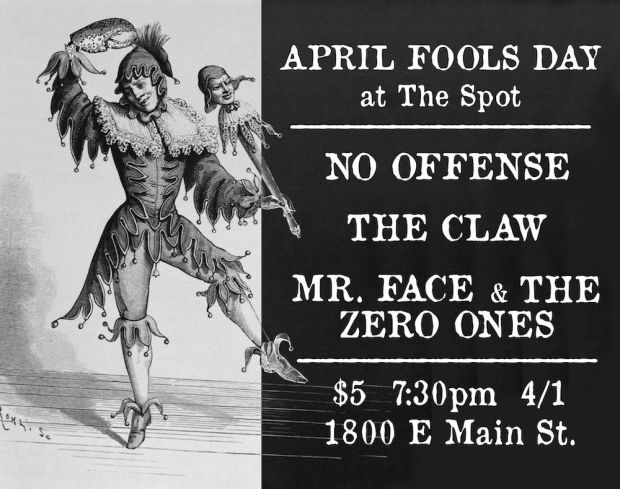april fools show flyer